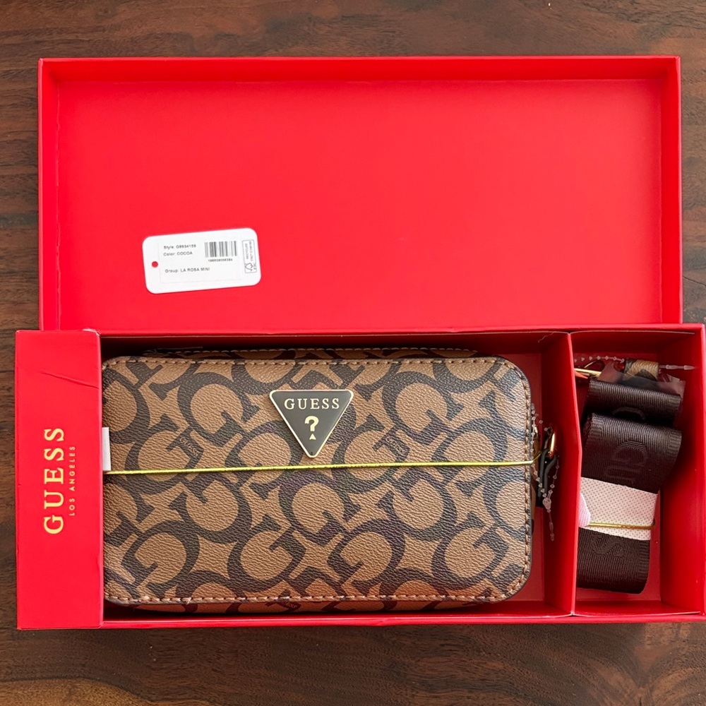 Guess La Rosa Mini Crossbody Bag - NWT
